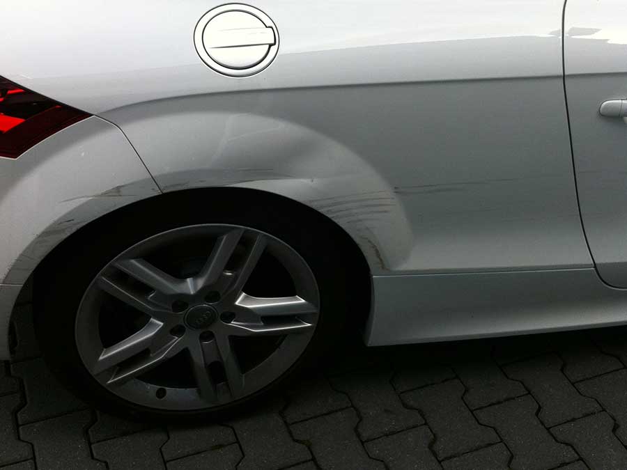 Delle in Radlauf - Dellen-Reparatur mit Smart-Repair - RS Car Cosmetics